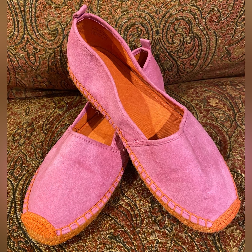 Aldo Espadrilles pink and orange size 7.5